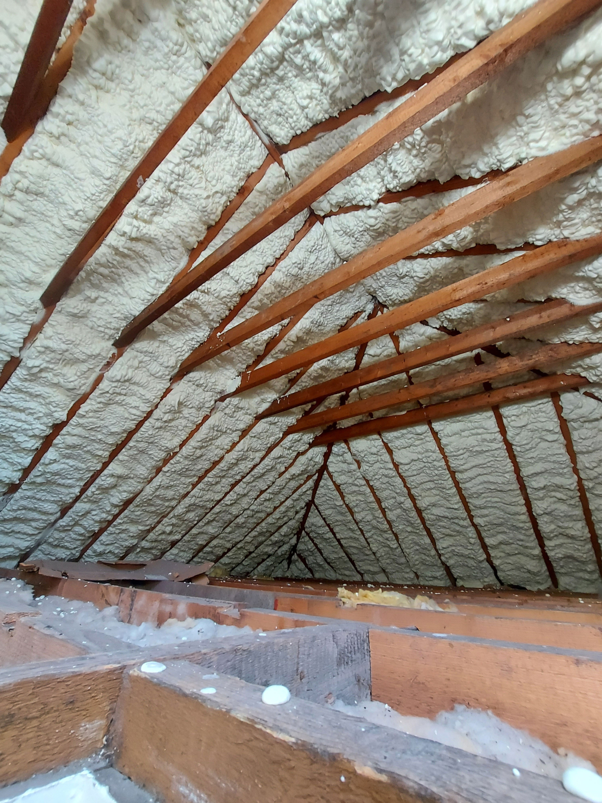 Homeowner roof insulation